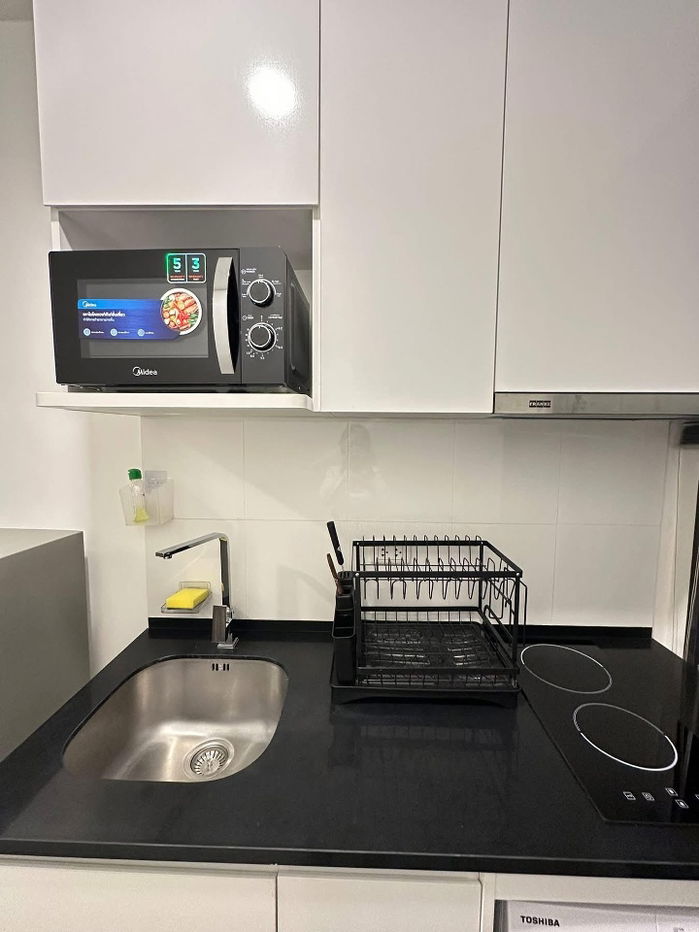 รูป code : E04 ให้เช่าคอนโด ชีวาทัย เกษตร-นวมินทร์ (Chewathai Kaset–Nawamin) | ห้องพร้อมอยู่ ระเบียงวิวสวยติดถนน - รูปที่ 7/10