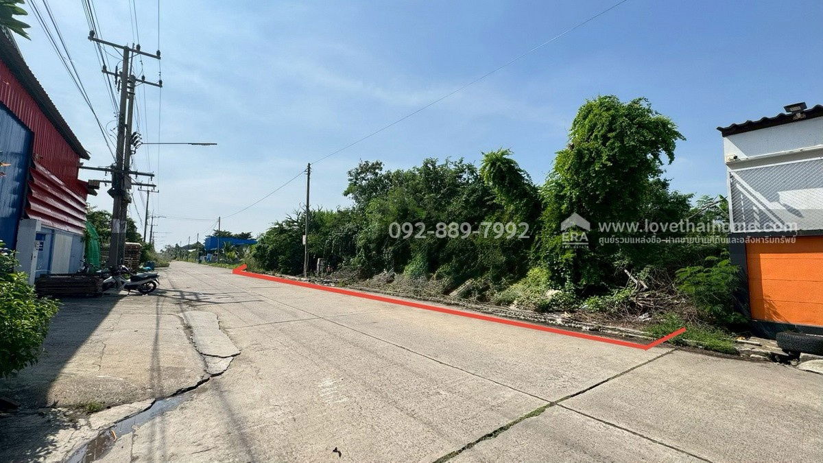 รูป ขายที่ดิน ถนนโคกขาม สมุทรสาคร แปลงสวย พื้นที่ 200 ตรว. ราคาถูก ใกล้อบต.โคกขาม เหมาะลงทุน - รูปที่ 5/10