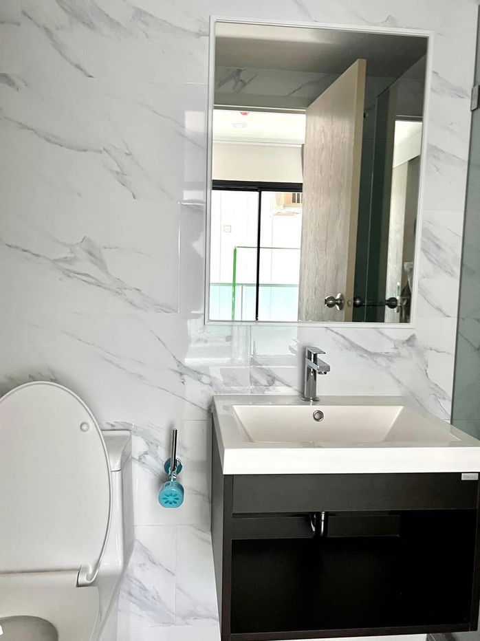 picture 🌈Huai Khwang/Ratchada 18 ~ 28 sq m ~ Plenty of food 😋  🏦 Condo for rent, 1.4 km from MRT Huai Khwang, 20 baht motorbike taxi, 5 minutes  - 8/9