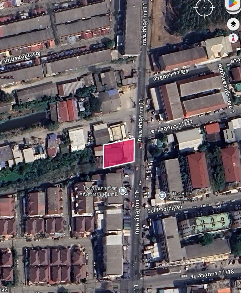 รูป ขายที่ดินใกล้เซียร์ รังสิต คลองสอง คูคต ปทุมธานี เนื้อที่ 148 ตารางวา - รูปที่ 3/4
