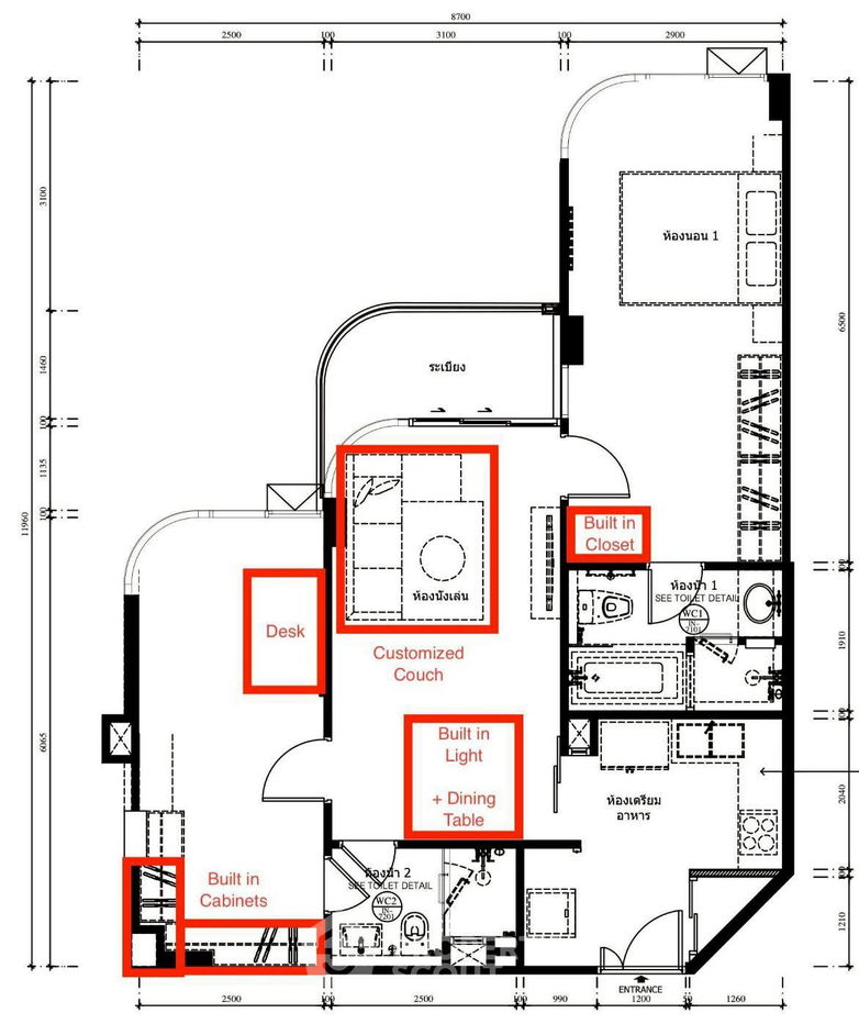 picture 2-BR Condo at Ashton Residence 41 near BTS Phrom Phong (ID 2460933) - 10/10