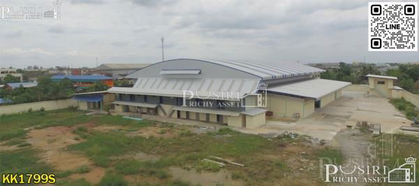 รูป ขายโรงงาน เนื้อที่ 7 ไร่ 1 งานเศษ บางกระดี่ 16 มีครบแบบ 3 in 1 โรงงานสูง 11 เมตร สำนักงาน 2 ชั้น บ้านพักคนงานสูง พร้อมใบ รง.4 - KK001799s - รูปที่ 7/9