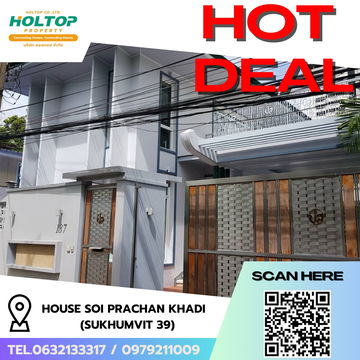 #R7984 🎉 021268 House for rent Soi Prachan Khadi (Sukhumvit 39)