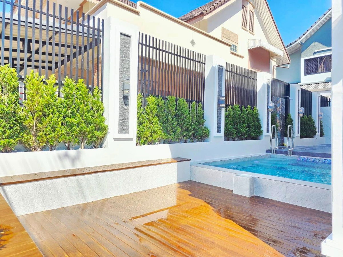 รูป บ้านเดี่ยวพูลวิลล่าพัทยา 3 ห้องนอน | ติดสุขุมวิท ตกแต่งพร้อมอยู่ - รูปที่ 37/40