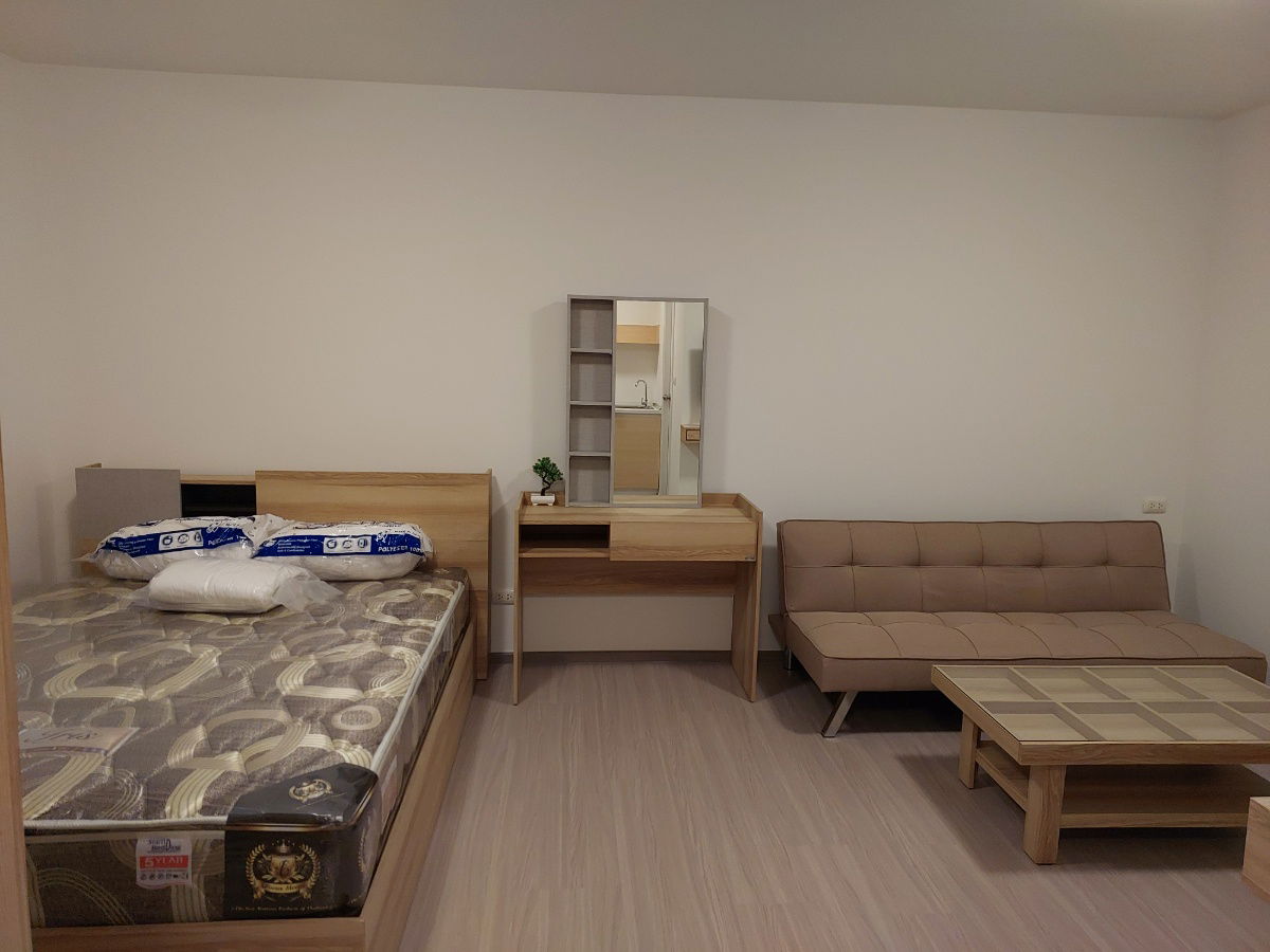 รูป ให้เช่าเดอะ พอยต์ คอนโด รังสิต คลอง 6 ตึก B ชั้น 6 ขนาด 26 ตร.ม. เฟอร์ครบ ใกล้บิ๊กซี (TR1211) - รูปที่ 5/9