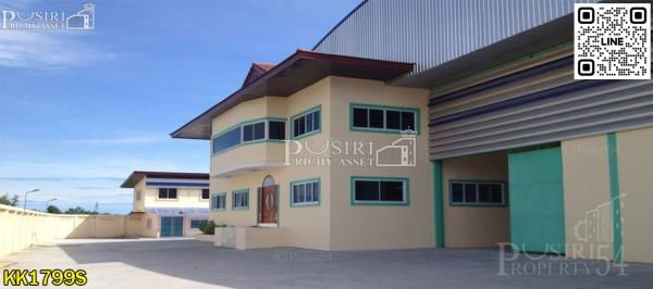 รูป ขายโรงงาน เนื้อที่ 7 ไร่ 1 งานเศษ บางกระดี่ 16 มีครบแบบ 3 in 1 โรงงานสูง 11 เมตร สำนักงาน 2 ชั้น บ้านพักคนงานสูง พร้อมใบ รง.4 - KK001799s - รูปที่ 2/9