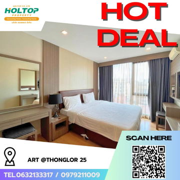 #R7958 🎉 021268 ให้เช่าคอนโด Art @Thonglor 25