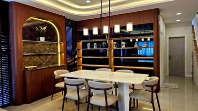 บ้านเดี่ยวให้เช่า : บ้านเดี่ยวพร้อมอยู่ การเดินทางสะดวก ใกล้สนามบิน