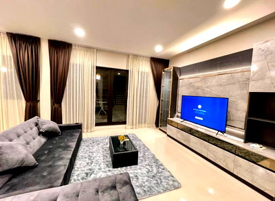 Houses for rent Bangkok : For rent, for rent, for lease, single house, Ram Intra 2, cheap price, interested, Line: @951qfbfi