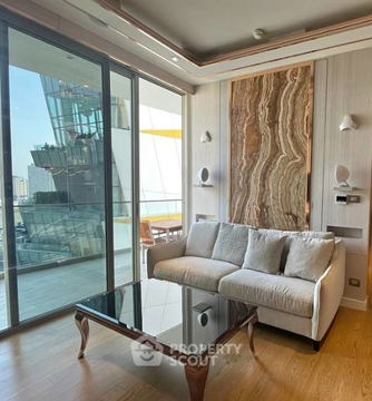 1-BR Condo at Magnolias Waterfront Residences near BTS Saphan Taksin (ID 2452978)