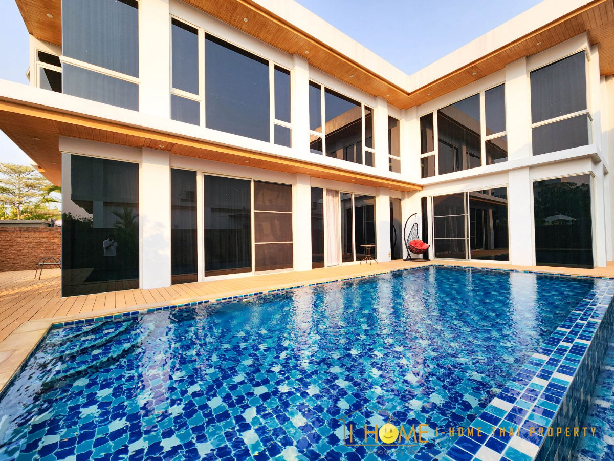 รูป ให้เช่า Pool Villa  2ชั้น  มี 4 ห้องนอน 5 ห้องน้ำ 1 ห้องครัว จอดรถได้ 2 คัน  - รูปที่ 47/50