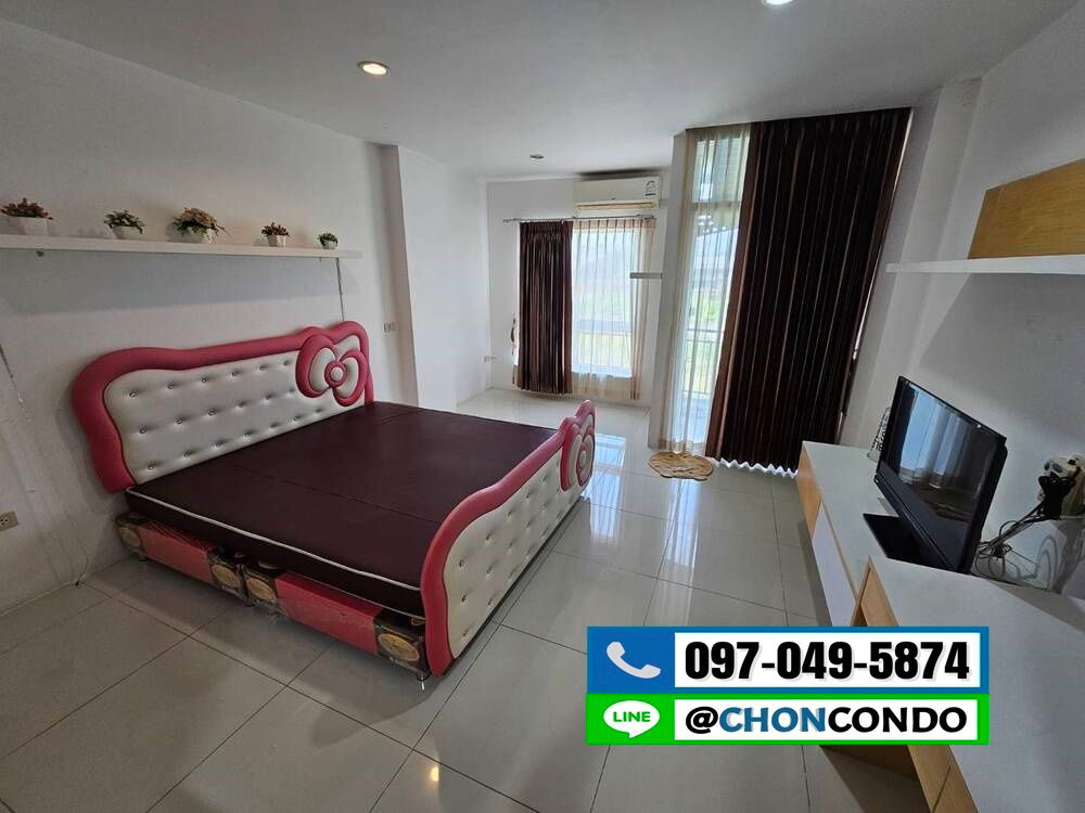 รูป Crystal Four Condo Bangsaen ชั้น2-------Tel 097-049-5874 (Line: @choncondo มี@ด้วย) - รูปที่ 4/7