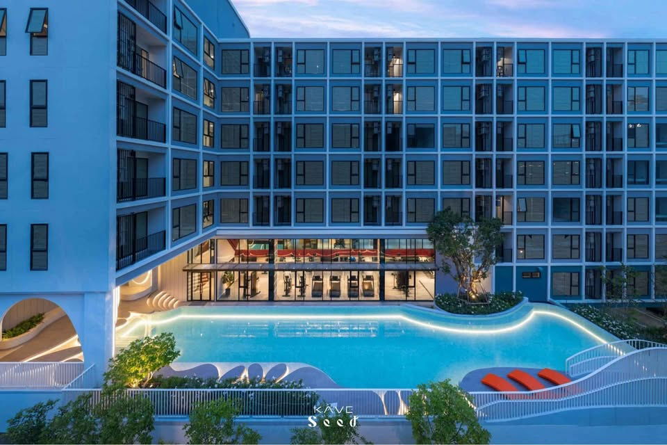 picture For rent !!  Kave Seed Kaset  | 13K. per month |  26 sq.m.  1Bed1Bath  6th Floor  Building "C" - 23/30