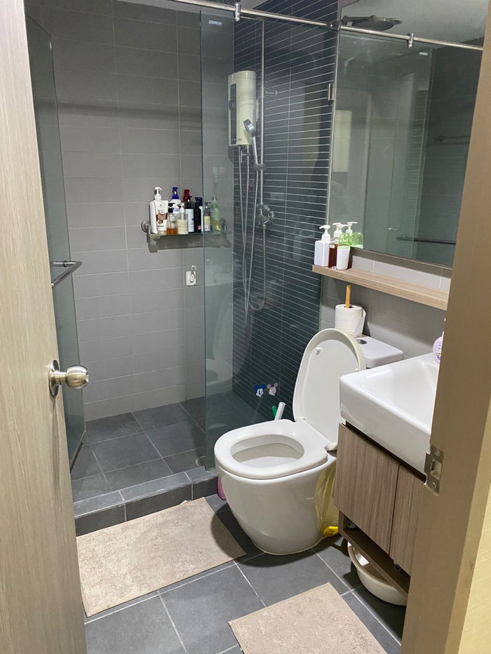 picture ❣️Ratchada 19~🌈 Condo for rent, next to MRT Ratchada, just 300 meters, 3-minute walk, 30 sq m. 🥳 Washing machine, TV, refrigerator, microwave 😁 - 7/7