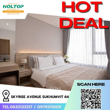 #R7969 🎉 021268 Condo for rent Skyrise Avenue Sukhumvit 64