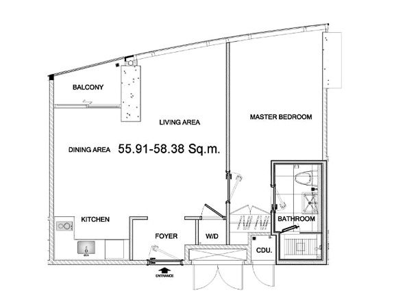 รูป 📌📌 Urgent rent!!! Magnolias Ratchadamri Boulevard, 1 bedroom, 58 sq m. 🔰 Great price! Contact Line ID: @078mygfi 📌📌 - รูปที่ 2/12