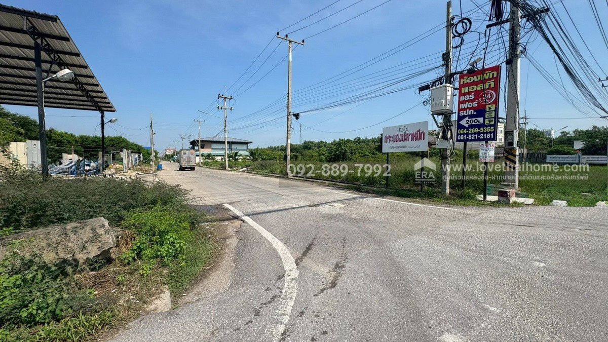 รูป ขายที่ดิน ถนนโคกขาม สมุทรสาคร แปลงสวย พื้นที่ 200 ตรว. ราคาถูก ใกล้อบต.โคกขาม เหมาะลงทุน - รูปที่ 8/10