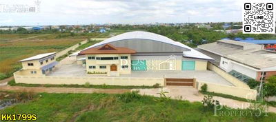 โรงงาน เขตบางขุนเทียน : ขายโรงงาน เนื้อที่ 7 ไร่ 1 งานเศษ บางกระดี่ 16 มีครบแบบ 3 in 1 โรงงานสูง 11 เมตร สำนักงาน 2 ชั้น บ้านพักคนงานสูง พร้อมใบ รง.4 - KK001799s