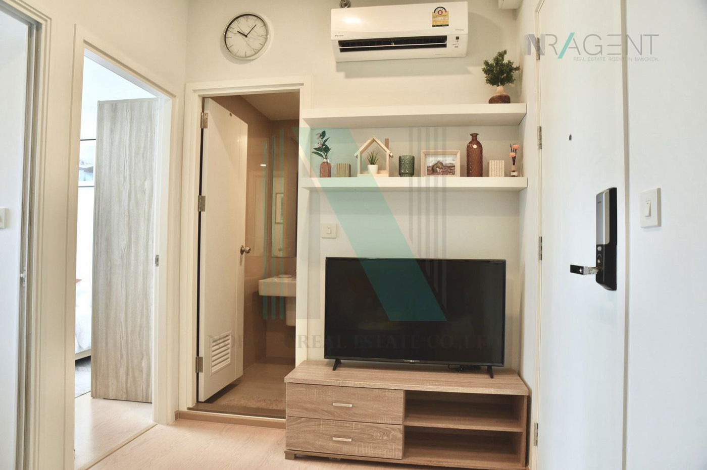 รูป ให้เช่าคอนโด เดอะทรี สุขุมวิท 71-เอกมัย อาคาร  ชั้น 19 1 ห้องนอน ขนาด 27 ตรม ใกล้ ตลาดเอกรินทร์ - รูปที่ 1/8