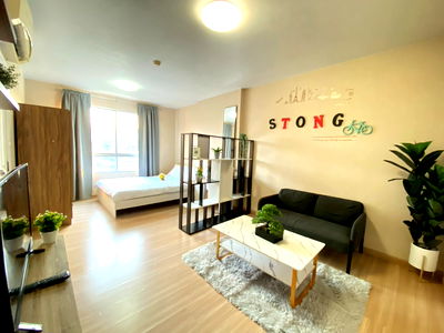 Condos for rent :  For rent Plum Condo Nawamin Price 6,900 baht New room Building A 