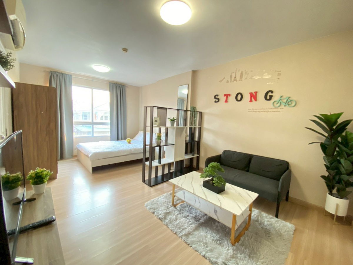 รูป (ให้เช่า) พลัม คอนโด นวมินทร์ ราคา 6,900 บาท ห้องใหม่ ตึก A ชั้น5 - รูปที่ 1/11