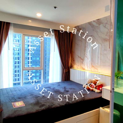 คอนโดให้เช่า : ให้เช่าคอนโด Regent Home Bangna ห้องแต่งครบพร้อมอยู่ ใกล้ BTS บางนา