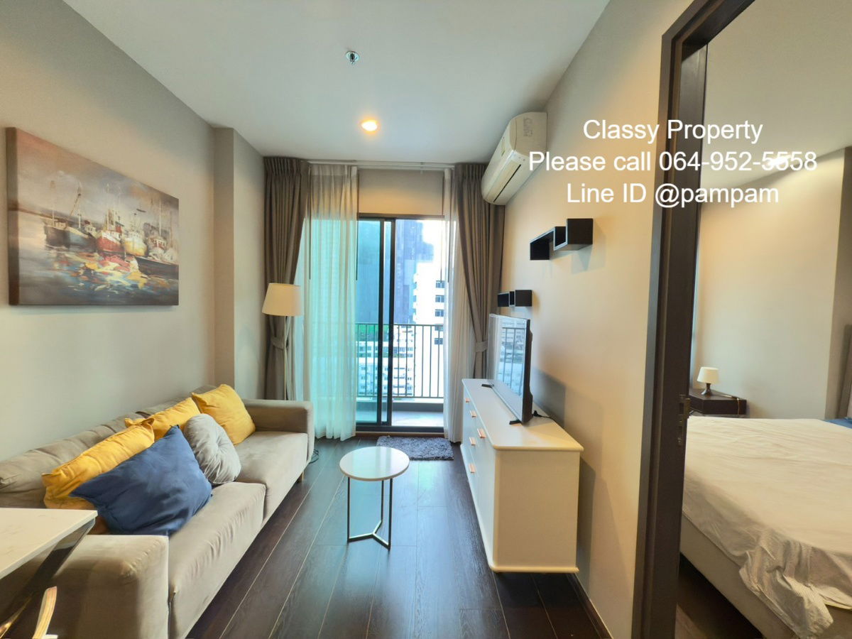 picture *** Condo for rent : C Ekkamai 1 Bedroom 2 wardrobe Fully furnished 16,000 Baht only 🔥🔥🔥*** - 4/13