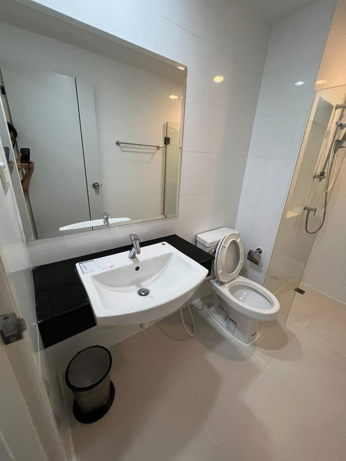 รูป code : E19 ให้เช่าคอนโด ซัมเมอร์ การ์เด้น แจ้งวัฒนะ 19 (Summer Garden Chaengwattana 19) | ห้องใหญ่ 71 ตร.ม. ห้องหัวมุม วิวสระ ใกล้สถานีสีชมพู 200 ม. - รูปที่ 21/22