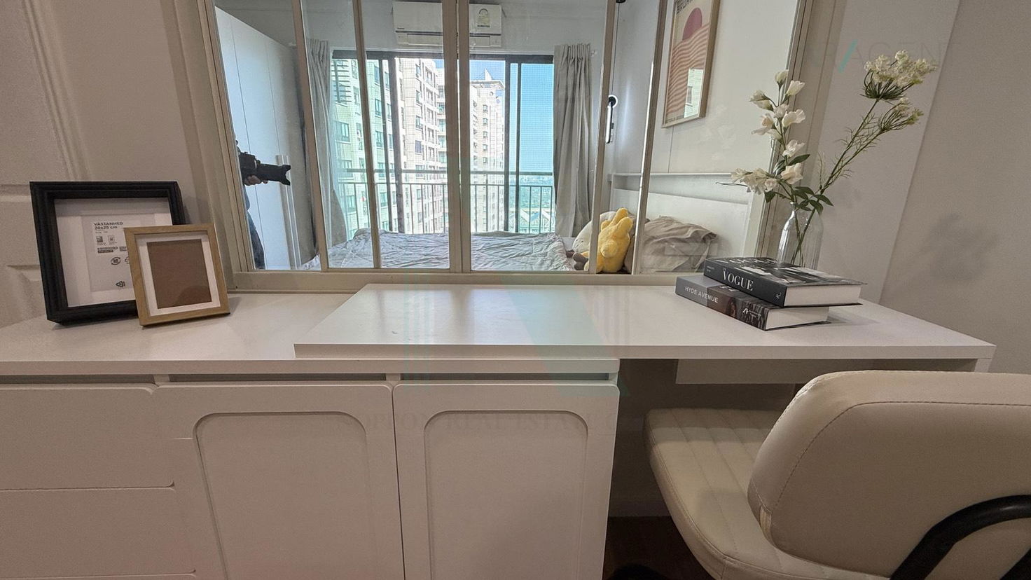 รูป ให้เช่าคอนโด ลุมพินี เพลส นราธิวาส - เจ้าพระยา อาคาร c ชั้น 24 1 ห้องนอน ขนาด 45 ตรม ใกล้ เซ็นทรัล พระราม 3 - รูปที่ 3/8