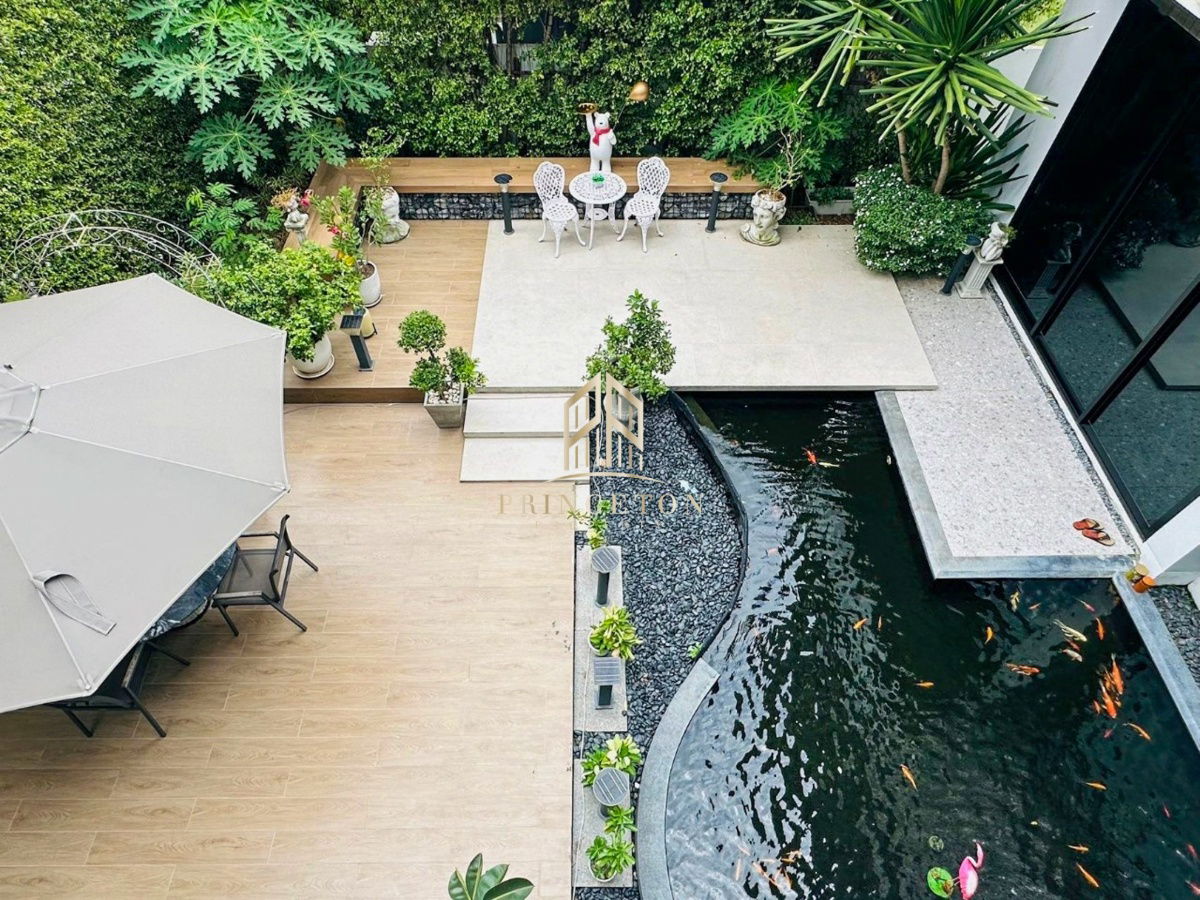 รูป ให้เช่าบ้านหรู 3 ชั้น นันทวันพระราม 9 - ศรีนครินทร์ ติดโรงเรียน นานาชาติ Wellington College, Brighton College - รูปที่ 5/30