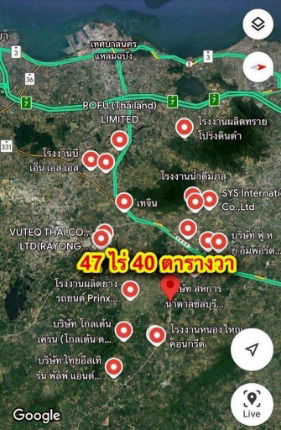 picture Beautiful land for sale, prime location, opposite Rojana Industrial Estate, Nong Yai, Chonburi - 5/5