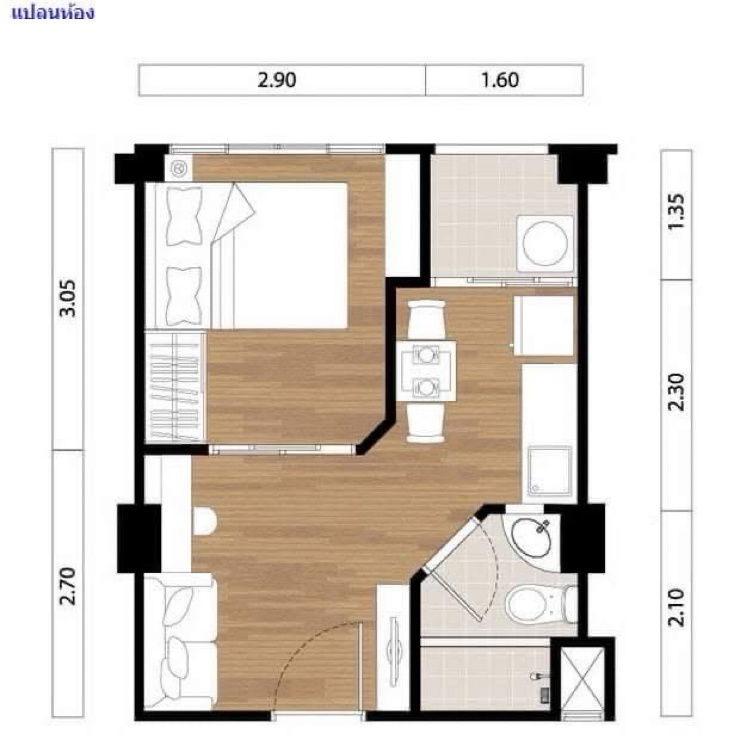 รูป ปล่อยเช่า LPNทาวน์ รามอินทรา-นวมินทร์ กม.8 #MRTสายสีชมพู(สถานีรามอินทรา-กม.9เพียง900เมตร) - รูปที่ 14/14