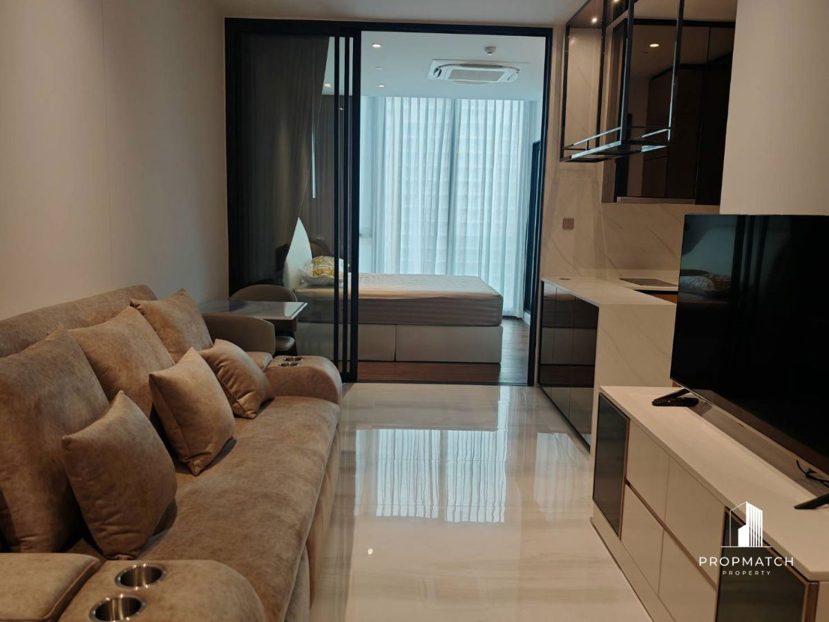 รูป PM031426✨Flash Deal ✨ Supalai ICON Sathon ( 1Bed 1Bath 42SQM.) แต่งครบพร้อมอยู่ !! เพียง 47,000 บาทต่อเดือน Tel.0981315848 @propmatch - รูปที่ 1/4