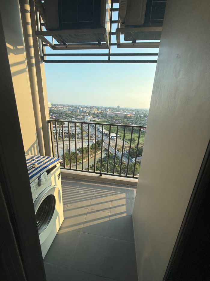 รูป 🏤คอนโด Escent Rayong 2 ห้องใหม่ ห้องหน้ากว้าง1 ห้องนอนชั้น 15 ครัวปิดแยกส่วน 32 ตรม. - รูปที่ 18/33