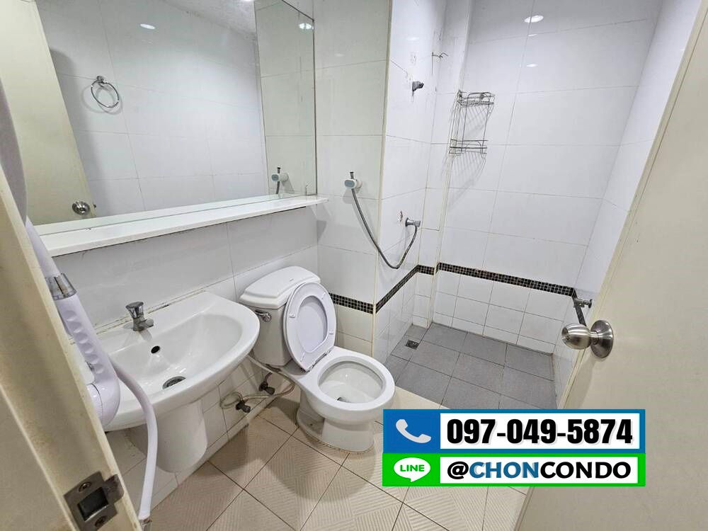 รูป Crystal Four Condo Bangsaen ชั้น2-------Tel 097-049-5874 (Line: @choncondo มี@ด้วย) - รูปที่ 7/7