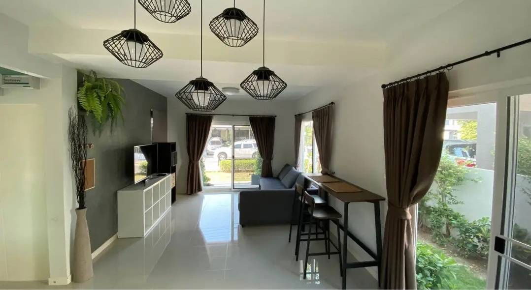 picture House For Rent Prueklada Village, Pracha Uthit 90, Fully Furnished - 3/15