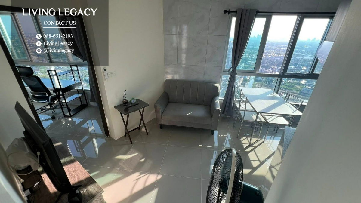 picture T6JDTY Condo For Rent Asakan Place Srinakarindra 42.75 Sq.M. Floor 36 line id : @livinglegacy - 11/13