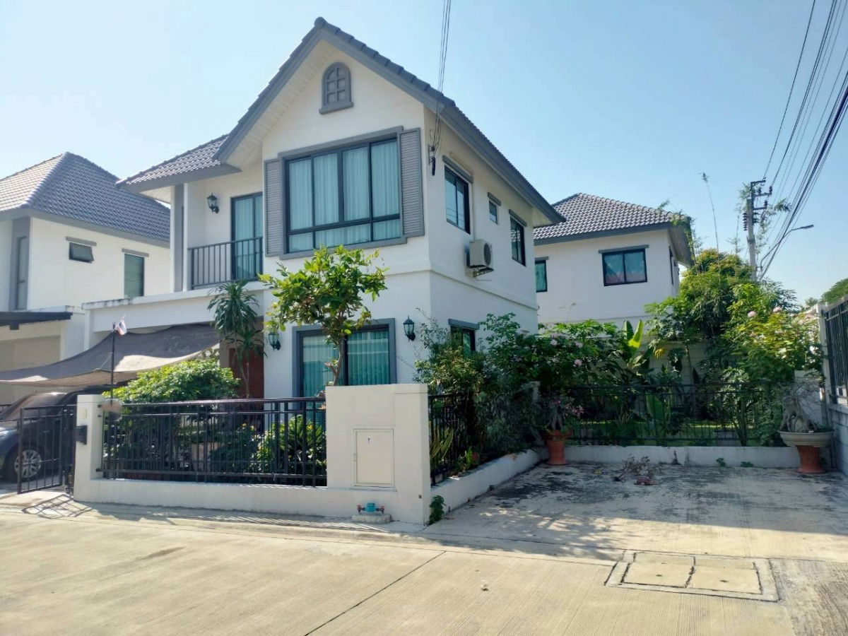 รูป 🚩ให้เช่า 🏡บ้านแฝด หลังริม 👉โมดิ วิลล่า บางนา ในบางเสาธง, สมุทรปราการ บ้านสวย พร้อมอยู่👈 - รูปที่ 2/25