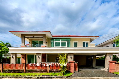บ้านเดี่ยว ถนนรังสิต-นครนายก : ขายบ้านเดี่ยว Casa Ville รังสิต–คลอง 2 หลังมุม 111 ตรว. 455 ตร.ม. 5 ห้องนอน 5 ห้องน้ำ ใกล้ Future Park ติดถนนรังสิต–นครนายก