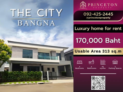 House For Rent The City Bangna Prime Location Near Mega Bangna!