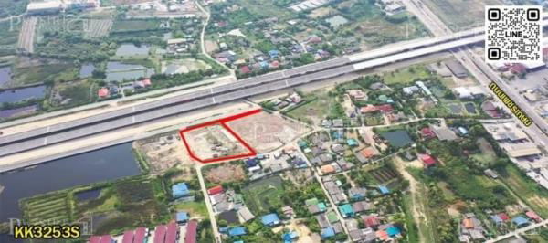 รูป ที่สวย 3 ไร่ 290 ตารางวา ติดมอเตอร์เวย์ นครปฐม-ชะอำ ใกล้เพชรเกษม หน้ากว้างๆ ติดถนน 3 ด้าน เหมาะซื้อทำโกดังกระจายสินค้า ปั้มน้ำมัน อาคารพาณิชย์  - รูปที่ 6/7