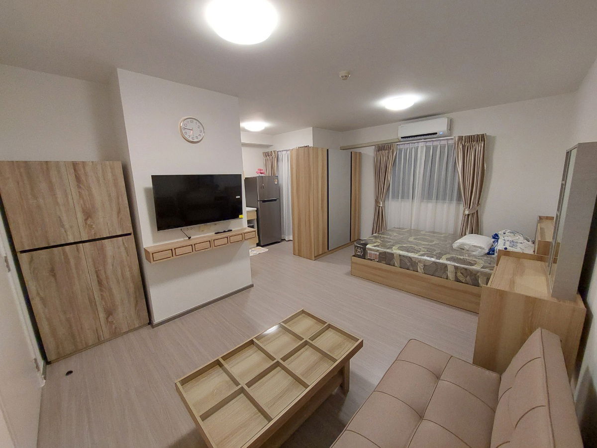 รูป ให้เช่าเดอะ พอยต์ คอนโด รังสิต คลอง 6 ตึก B ชั้น 6 ขนาด 26 ตร.ม. เฟอร์ครบ ใกล้บิ๊กซี (TR1211) - รูปที่ 2/9