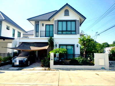 เช่าบ้านแฝด นิคมบางพลี : 🚩ให้เช่า 🏡บ้านแฝด หลังริม 👉โมดิ วิลล่า บางนา ในบางเสาธง, สมุทรปราการ บ้านสวย พร้อมอยู่👈