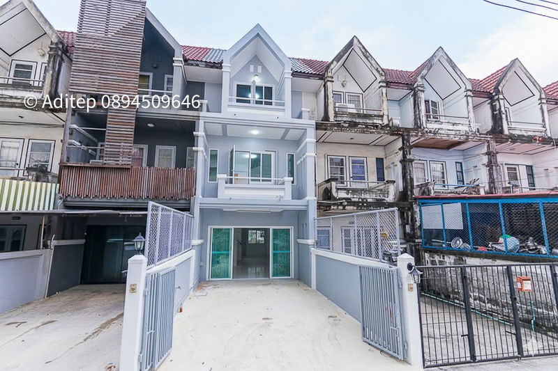 picture Townhome for sale in Nam Daeng-Bang Phli 14, completely renovated, beautiful like a new home, near MRT Sri Dan, 3 Fl, 23 sq m, 3 bedrooms, 3 bathrooms - 5/26