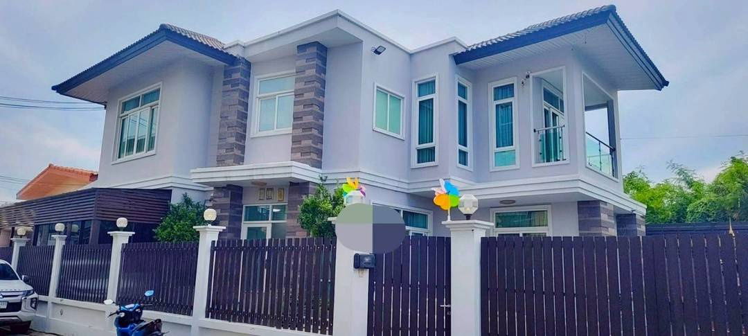 picture House for rent, single house, corner unit, Lat Phrao-Huai Khwang, 6 bedrooms, fully furnished, ready to move in - 2/20