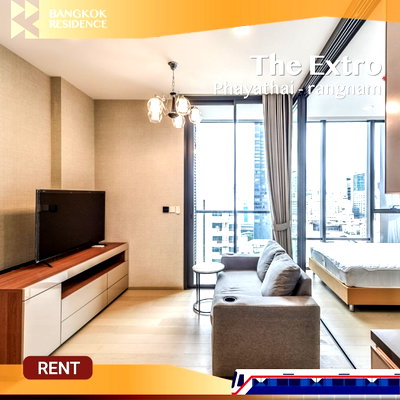 Condos for rent Phaya Thai School : Available Now 💚 The Extro Phayathai-Rangnam, Fully furnished & move-in ready 💚 Near BTS Victory Monument
