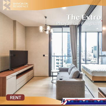 Available Now 💚 The Extro Phayathai-Rangnam, Fully furnished & move-in ready 💚 Near BTS Victory Monument