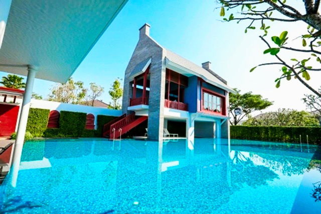 รูป ตกแต่งพร้อมเฟอร์ฯ ร่มรื่น วิวสวน บ้านเดี่ยว 2 ชั้น แพรกษา ศรีนครินทร์ สุขุมวิท บางนา รร.นานาชาติคริสเตียน 2.7 กม. หลังมุม - รูปที่ 5/8