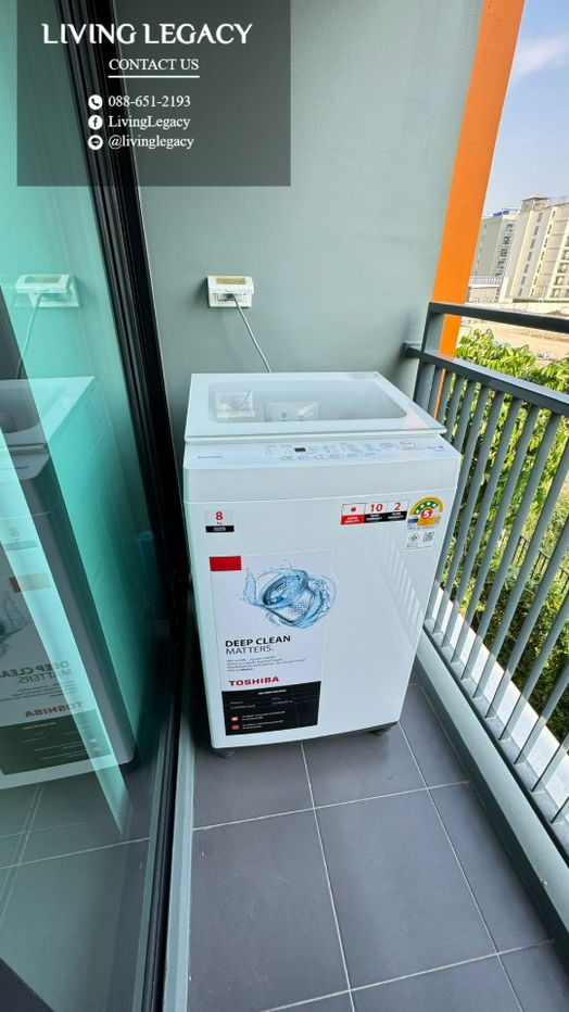 picture T6FN4V1 Condo For Rent ICondo Active Phatthanakan 24.37 Sq.M. Floor 3 line id : @livinglegacy - 10/10