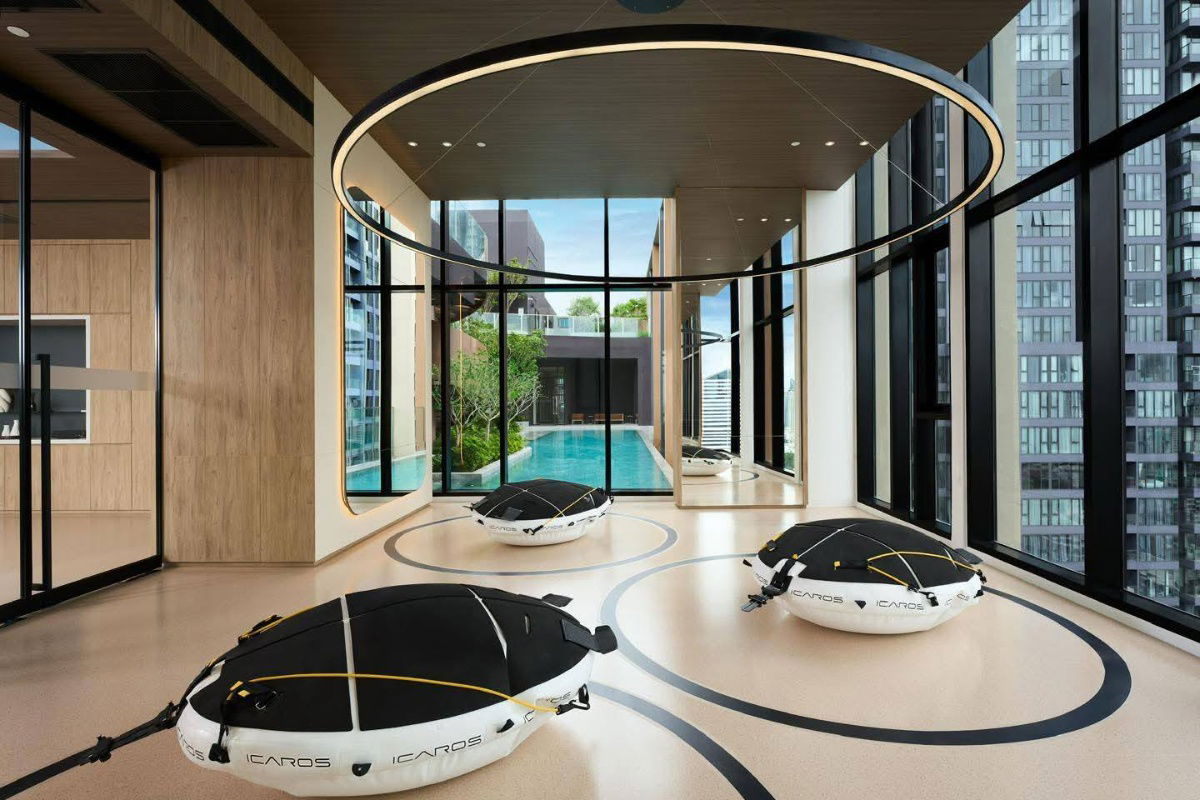 picture MRT rama 9 350 m. Price  22,000 Baht Condo Noble Nue District R9 ( Rental ) - 9/16